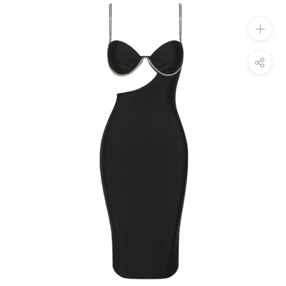 Midi Dress- Black